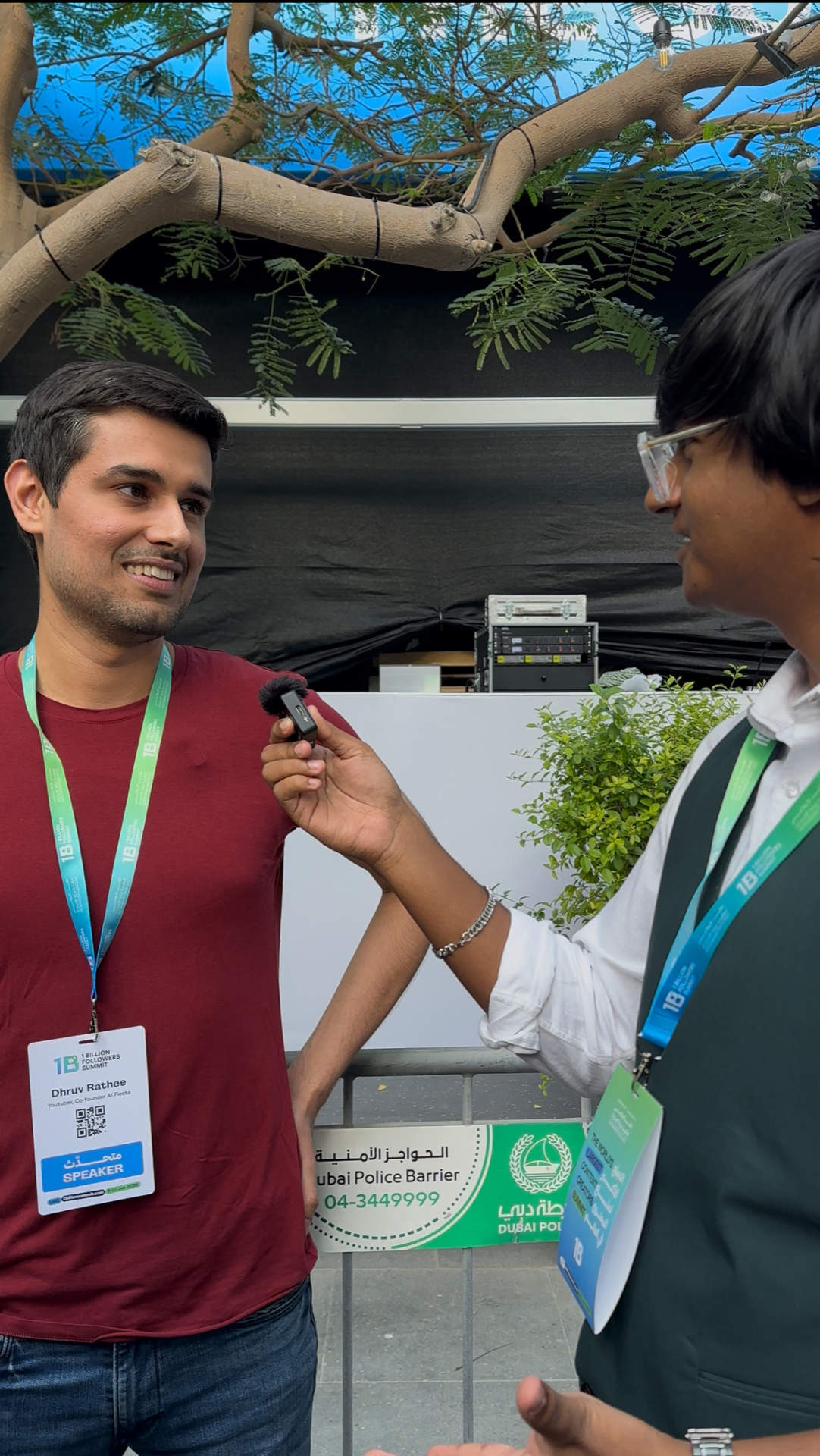 With Dhruv Rathee